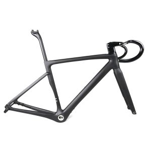 Aero Carbon Road Bike Frame with Fully Internal Cable Routing