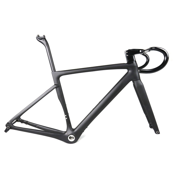 Aero Carbon Road Bike Frame with Fully Internal Cable Routing Aero Carbon Road Bike Frame with Fully Internal Cable Routing