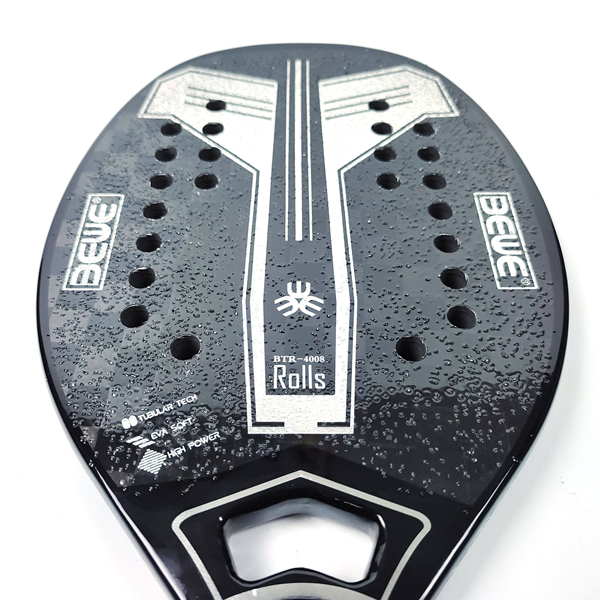 T700 18K Carbon Fiber Beach Tennis Racket with 3D Textured Surface T700 18K Carbon Fiber Beach Tennis Racket with 3D Textured Surface - Image 3