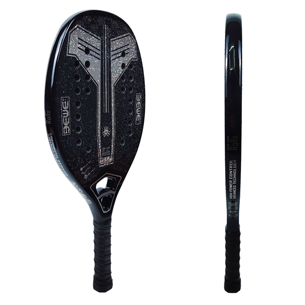 T700 18K Carbon Fiber Beach Tennis Racket with 3D Textured Surface T700 18K Carbon Fiber Beach Tennis Racket with 3D Textured Surface - Image 2